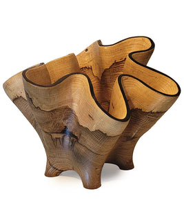 Carved Vessel "White Oak Bowl" by Andy DiPietro