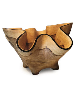 Carved Vessel "White Oak Bowl" by Andy DiPietro