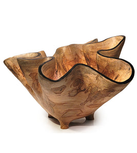 Carved Vessel "Ambrosia Blue" by Andy DiPietro