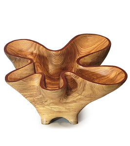 Carved Vessel "Canyon Flower II" by Andy DiPietro