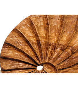 Wall Sculpture "Ash Fibonacci Shell" by Andy DiPietro