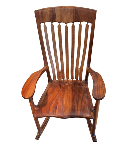 Medium Koa Rocking Chair By Alex Franceschini