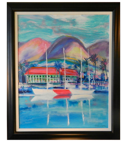 Lahaina Daydreams by Kirk Boes, framed