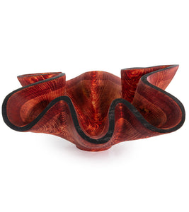 Carved Vessel "Autumn Leaf  " by Andy DiPietro