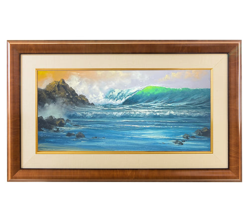 Original Painting: Radiance of Viridian Surf by George Eguchi