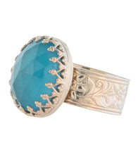 Santa Maria Aquamarine Ring in Silver by Galit - GAL39990C