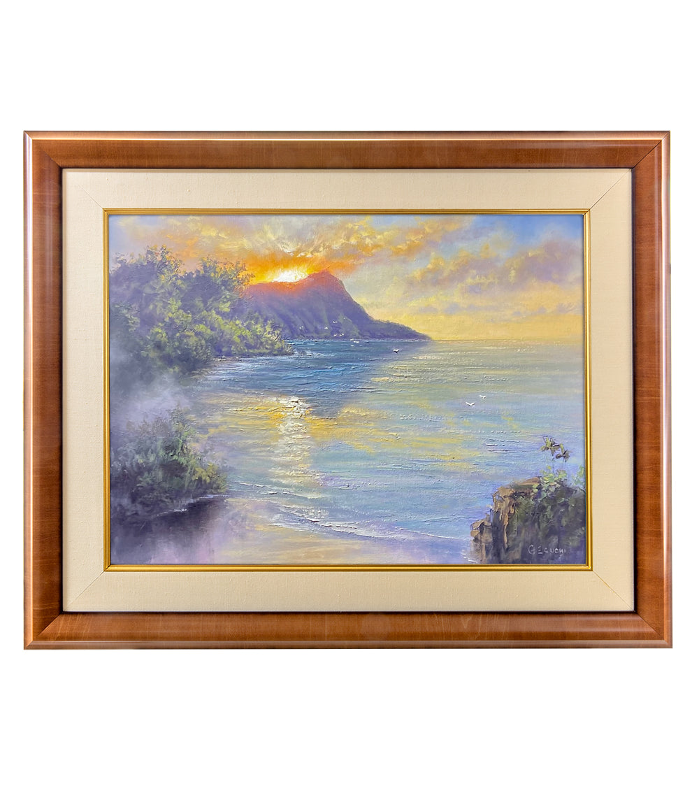 Original Painting: Reflections, Hazy Morning by George Eguchi