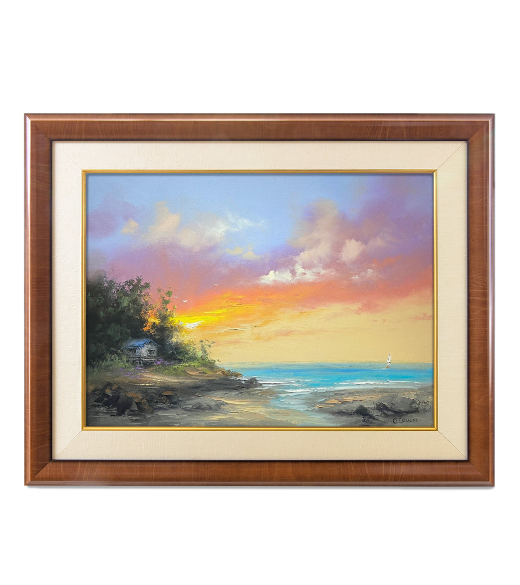 Original Painting: Hawaiian Skies Ablaze by George Eguchi