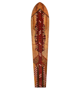 Hawaiian Marquetry Surfboard "03242005" by Leleo Kinimaka