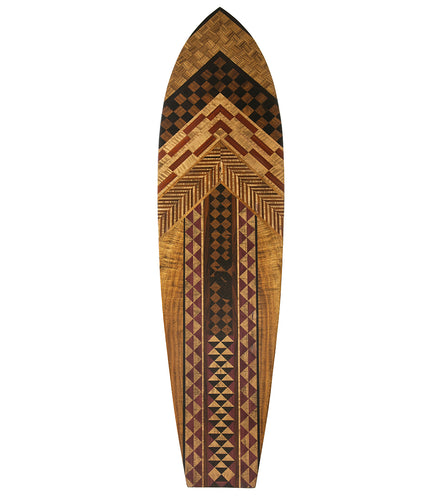 Hawaiian Marquetry Surfboard 