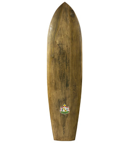 Hawaiian Marquetry Surfboard "Symbolism" by Leleo Kinimaka