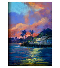 Original Pastel Painting "Lahaina Memories" by Michael Clements 12x18