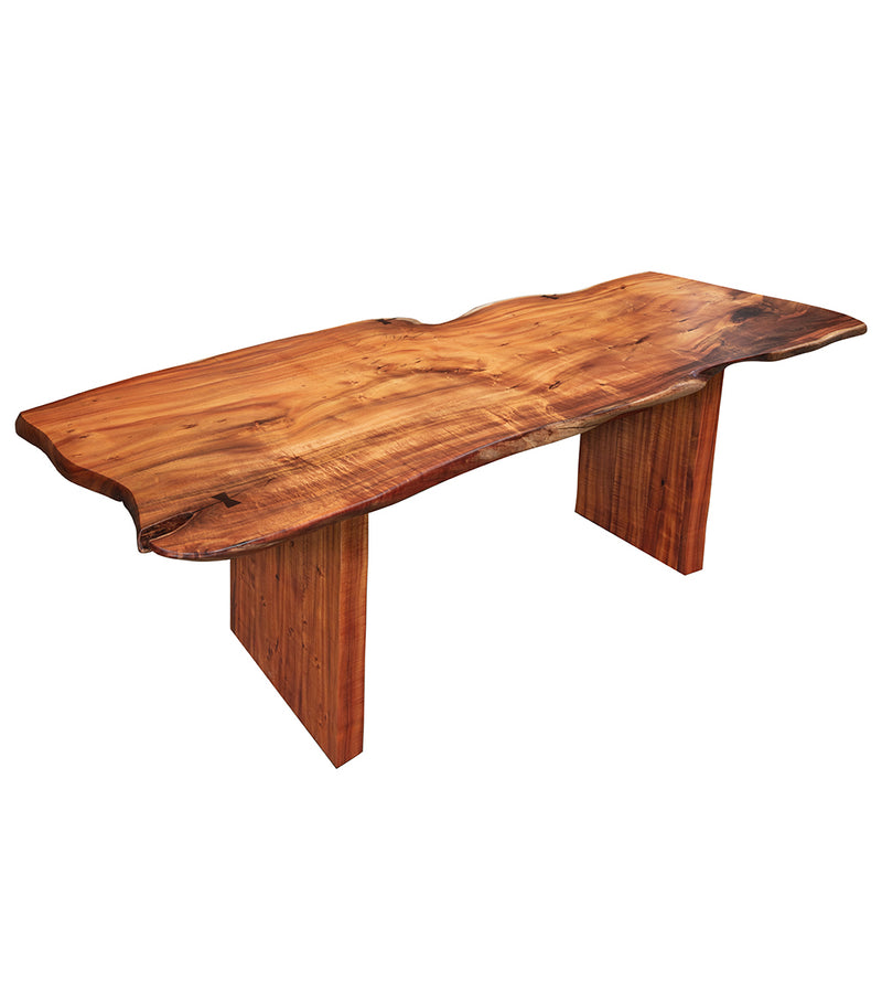 Freeform wood clearance dining table