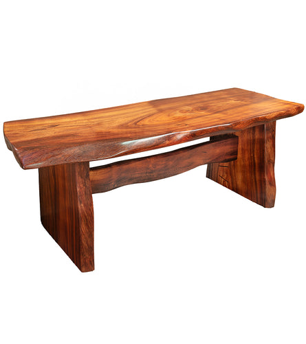 Koa Slab Bench