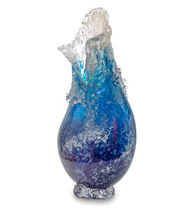 Glass Sculpture  "Kalapana Kai Wave Vase" WV247 by Daniel Moe