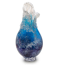 Glass Sculpture  "Kalapana Kai Wave Vase" WV247 by Daniel Moe