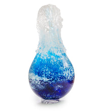 Glass Sculpture  "Kalapana Kai Wave Vase" WV248 by Daniel Moe