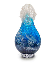 Glass Sculpture  "Kalapana Kai Wave Vase" WV249 by Daniel Moe