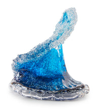 Glass Wave Sculpture "Kalapana Kai Sidewave" W254"