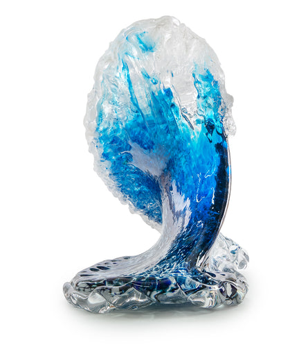 Glass Wave Sculpture 