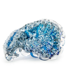 Glass Wave Sculpture "Kalapana Kai Sidewave" W260"