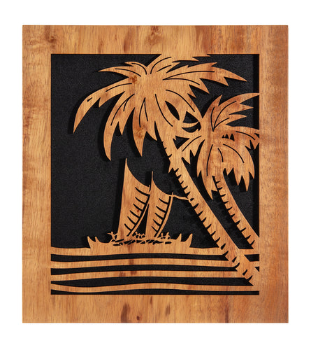 Koa Wall Art - Canoe