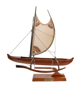 Koa 18" Canoe "Opelu Poly" by Francis Pimmel