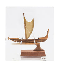 Koa 4.0”L Canoe “Manini Cook Isle” by Francis Pimmel