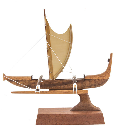 Koa 4.0”L Canoe “Manini Cook Isle” by Francis Pimmel