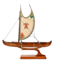 Koa 18" Canoe "Opelu Honu" by Francis Pimmel