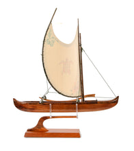 Koa 18" Canoe "Opelu Honu" by Francis Pimmel