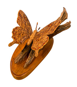 Wood Sculpture "Swallowtail Butterfly #45" by Craig Nichols