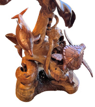 Koa Wood Sculpture "Ocean Medley" by Craig Nichols