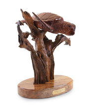 Koa Wood Sculpture "Roaming the Reef" by Craig Nichols