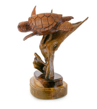 Koa Wood Sculpture "Honu" by Craig Nichols