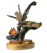 Koa Wood Sculpture "Reef Explorer" by Craig Nichols