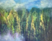 Original Painting: Sun-Kissed Morning Koʻolau by George Eguchi