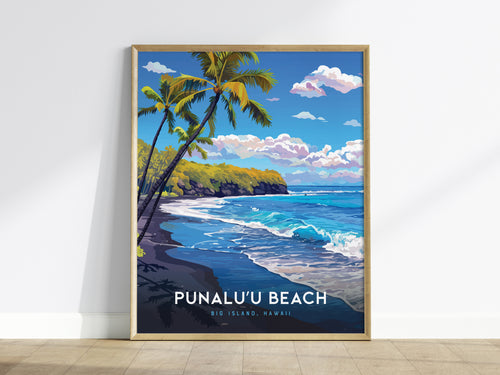 Punalu'u Beach, Big Island Hawaii