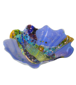 Large Shell Bowl - Light Blue