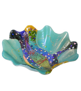 Large Shell Bowl - Turquoise