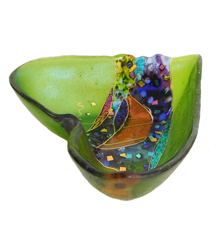 Crazy Heart Bowl - Green