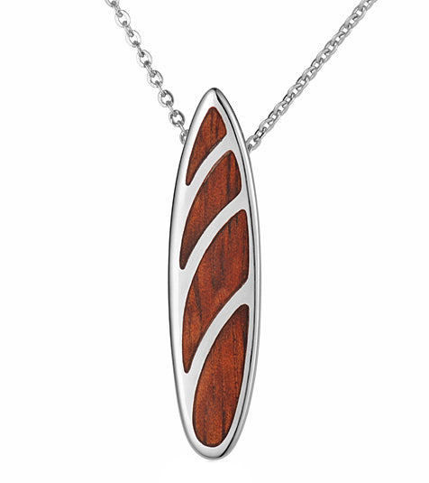 Koa Surfboard Pendant SS – Martin & MacArthur