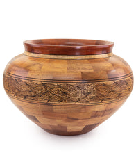 Segmented Koa Vessel 15" Maile by Gregg Smith