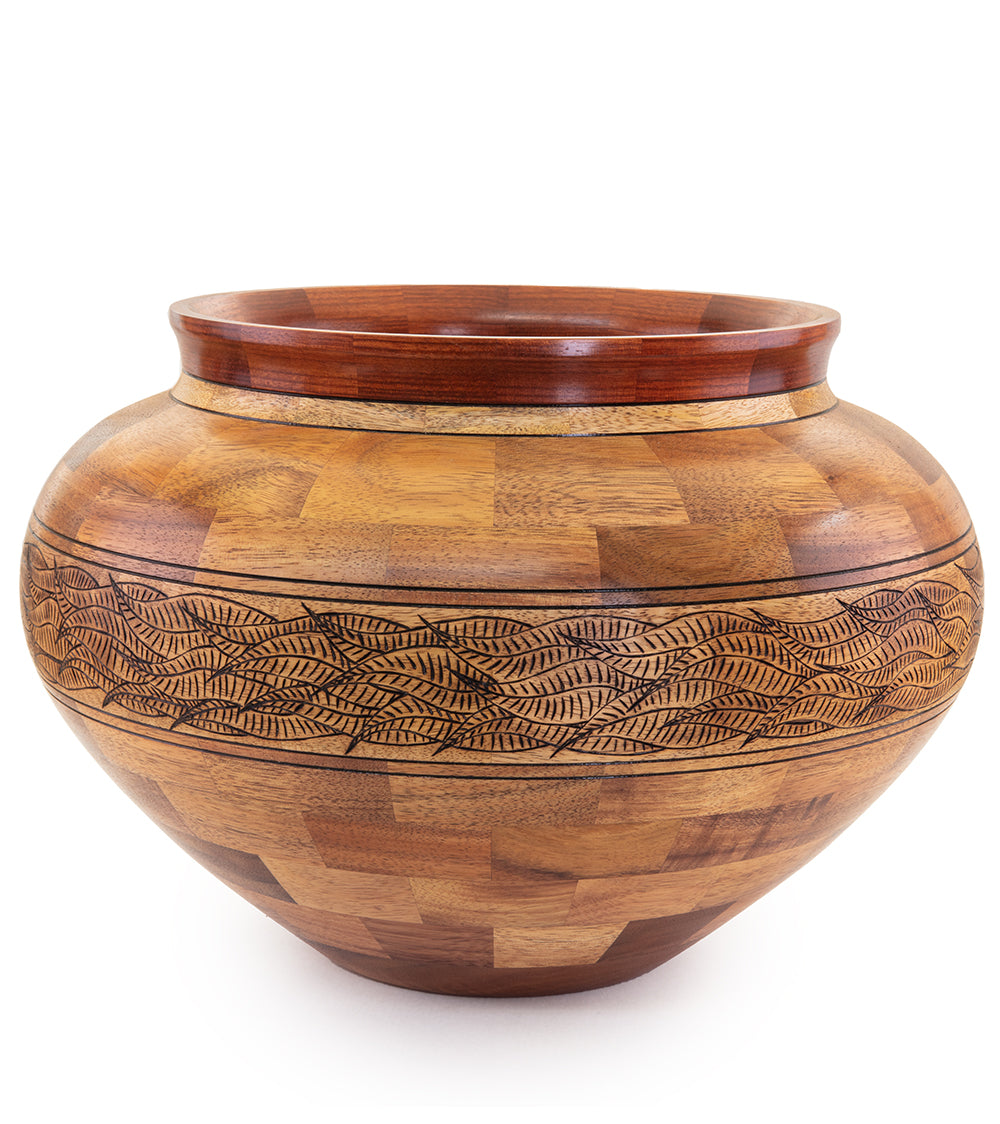 Segmented Koa Vessel 15